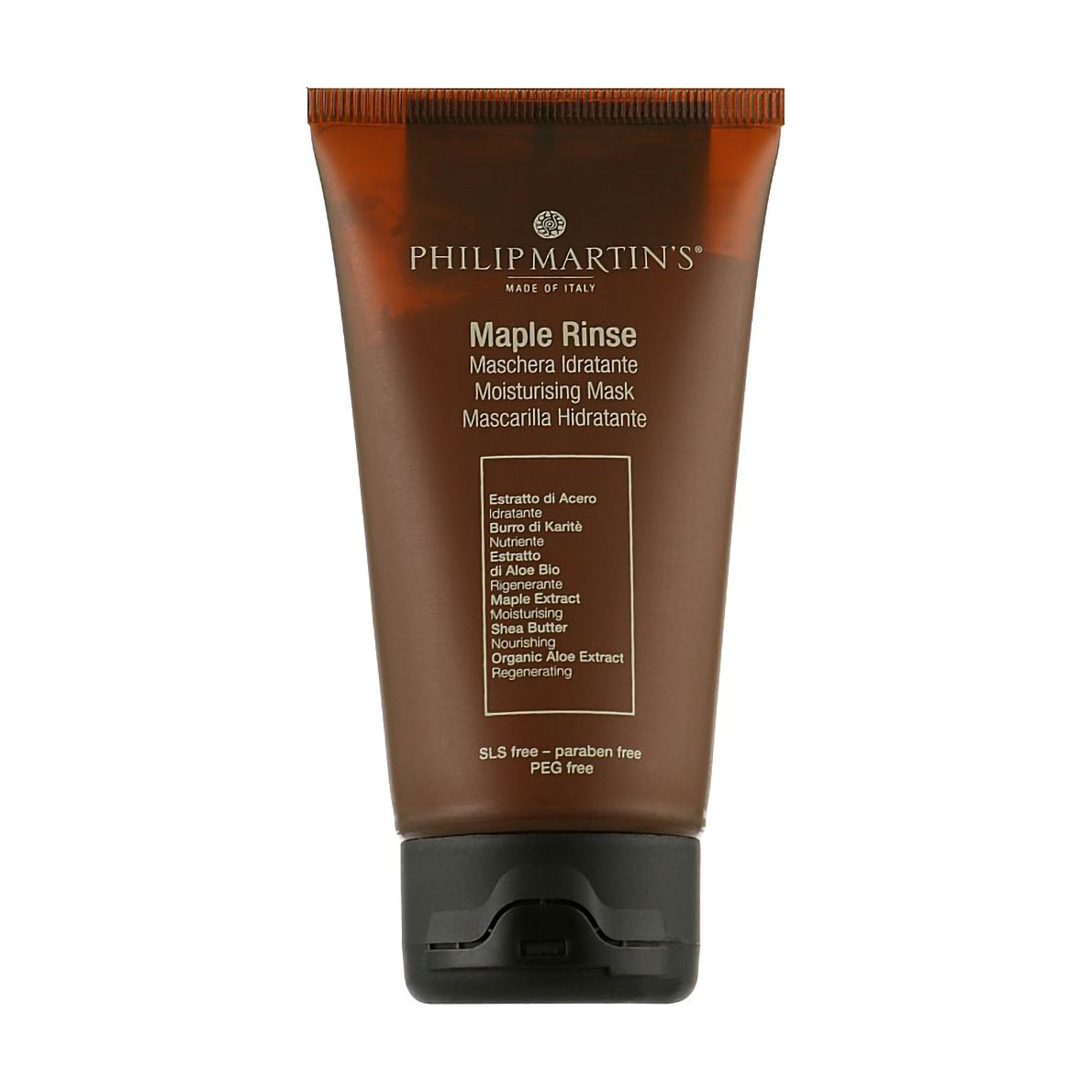 Зволожувальна маска-кондиціонер Philip Martin's Maple Rinse Conditioner для сухого, пошкодженого та фарбованого волосся, 75 мл